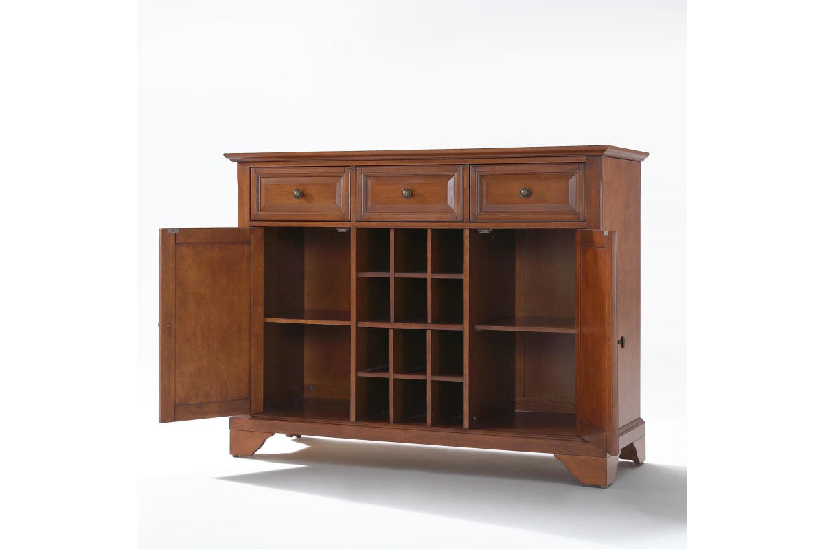 Lafayette Sideboard Cabinet W/Wine Storage - Cherry