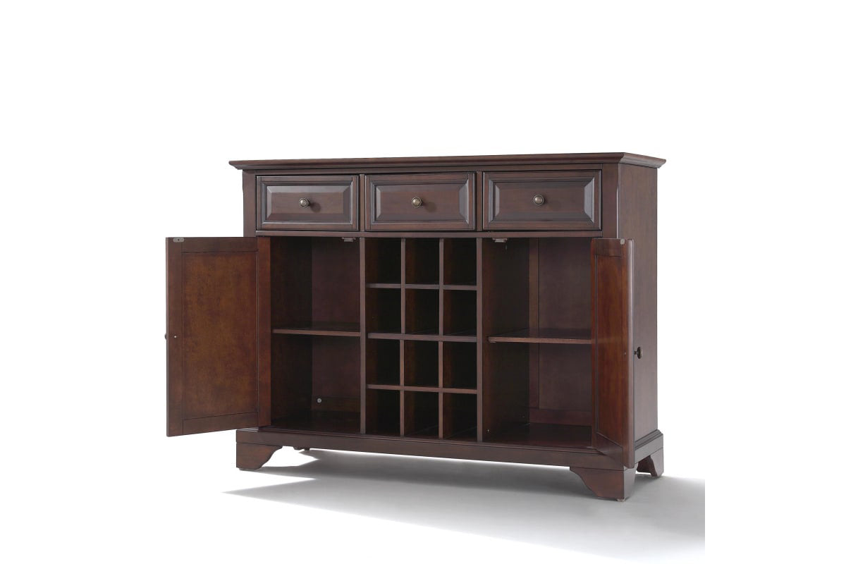 Lafayette Sideboard Cabinet W/Wine Storage - Mahogany