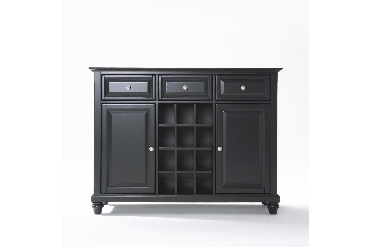 Cambridge Sideboard Cabinet W/Wine Storage - Black