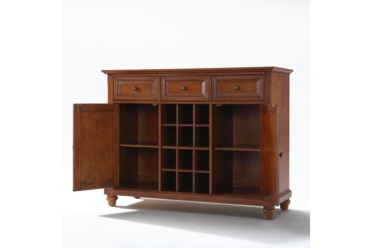 Cambridge Sideboard Cabinet W/Wine Storage - Cherry