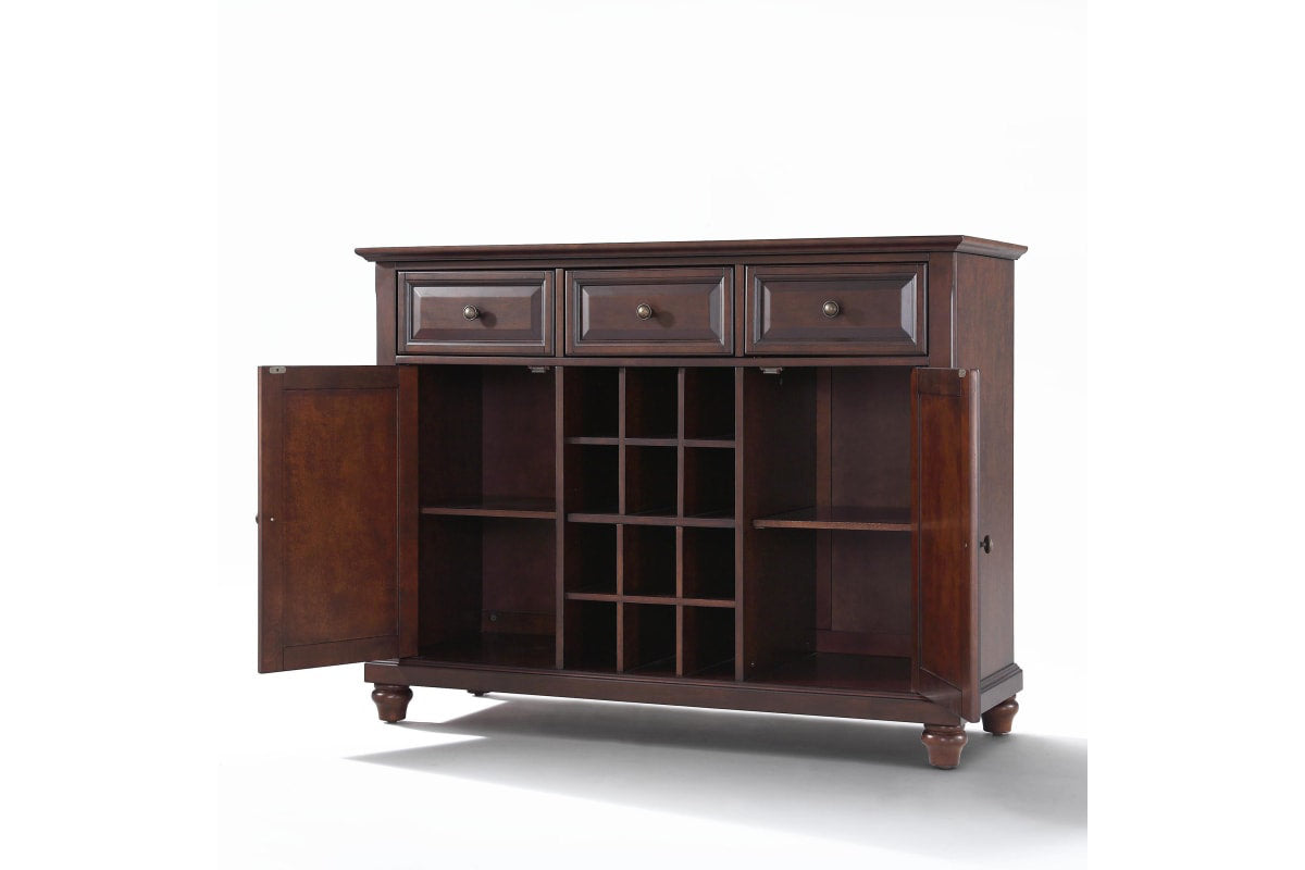 Cambridge Sideboard Cabinet W/Wine Storage - Mahogany