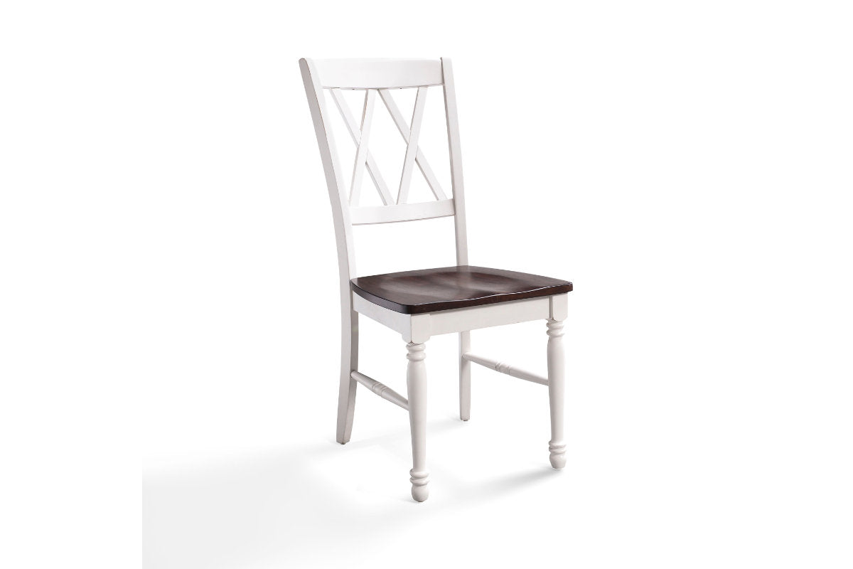 Shelby 2Pc Dining Chair Set - Distressed White