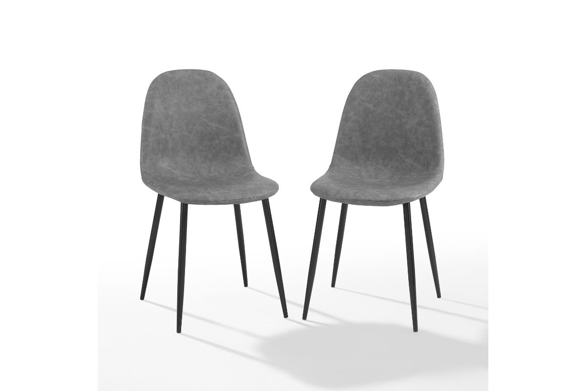 Weston 2Pc Dining Chair Set - Distressed Gray