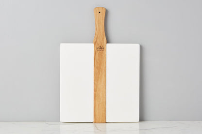 Charcuterie board, white square Italian, small.
