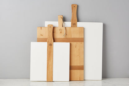 Charcuterie board, white square Italian, small.