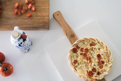 Charcuterie board, white square Italian, small.