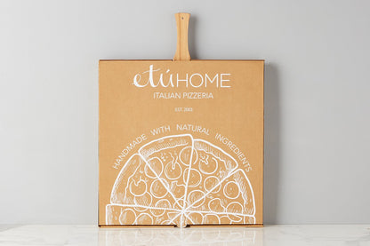 Charcuterie board, white square Italian, small.