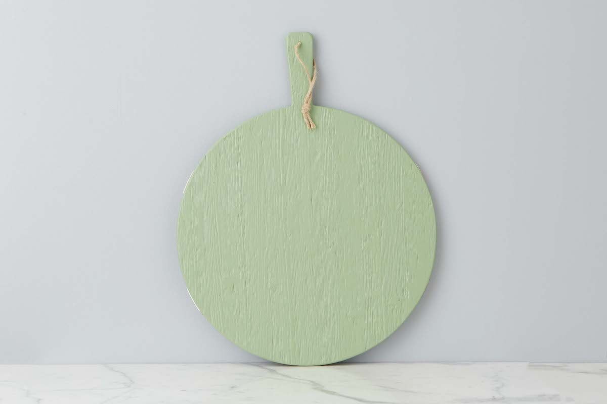 Caitlin Wilson Laurel Green Round Mod Charcuterie Board, Medium