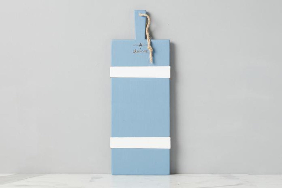 Caitlin Wilson French Blue/White Rectangle Mod Charcuterie Board, Small