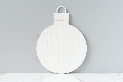 Charcuterie board set with white and merlot mod ornament boards.