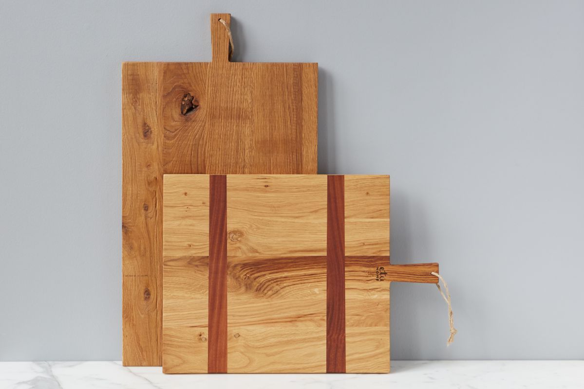 Rectangle Oak Charcuterie Board, Medium