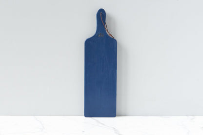 Tapas plank set in navy, set of two.