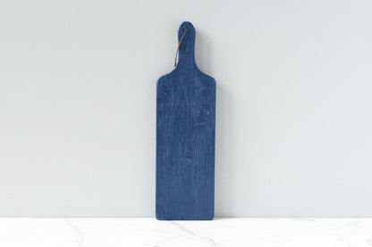 Tapas plank set in navy, set of two.