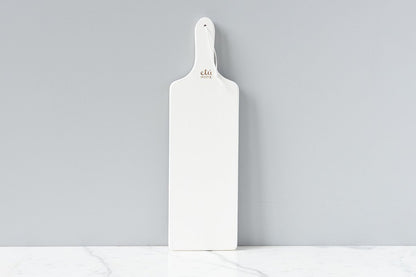 Tapas plank set in white, set of two.