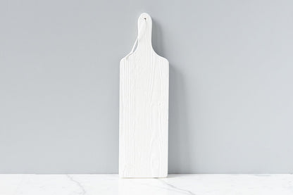 Tapas plank set in white, set of two.