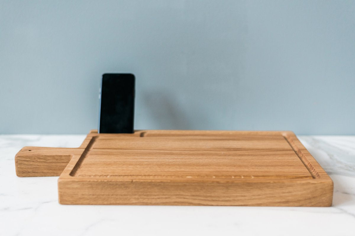 Oak German Carving Board + Wood Oiling Wax