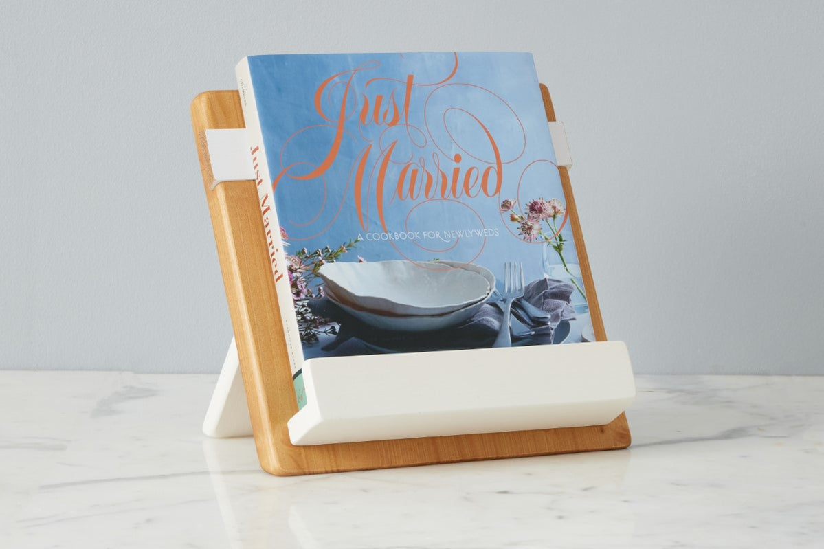 Natural and White Mod iPad / Cookbook Holder