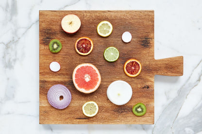 Cutting board with wood oiling wax, French, large.