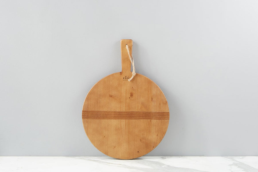 Round Pine Charcuterie Board, Small