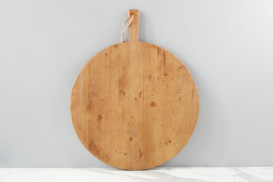 Round Pine Charcuterie Board, Large