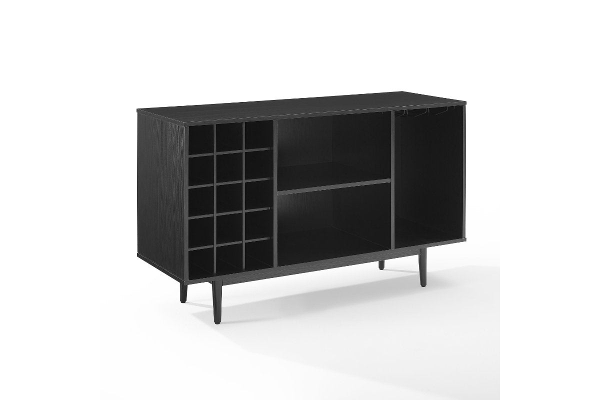 Liam Wine Storage Sideboard - Black