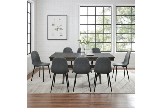 Hayden 9Pc Dining Set W/Weston Chairs - Distressed Gray