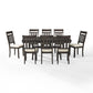 Hayden 9Pc Dining Set W/Slat Back Chairs - Slate