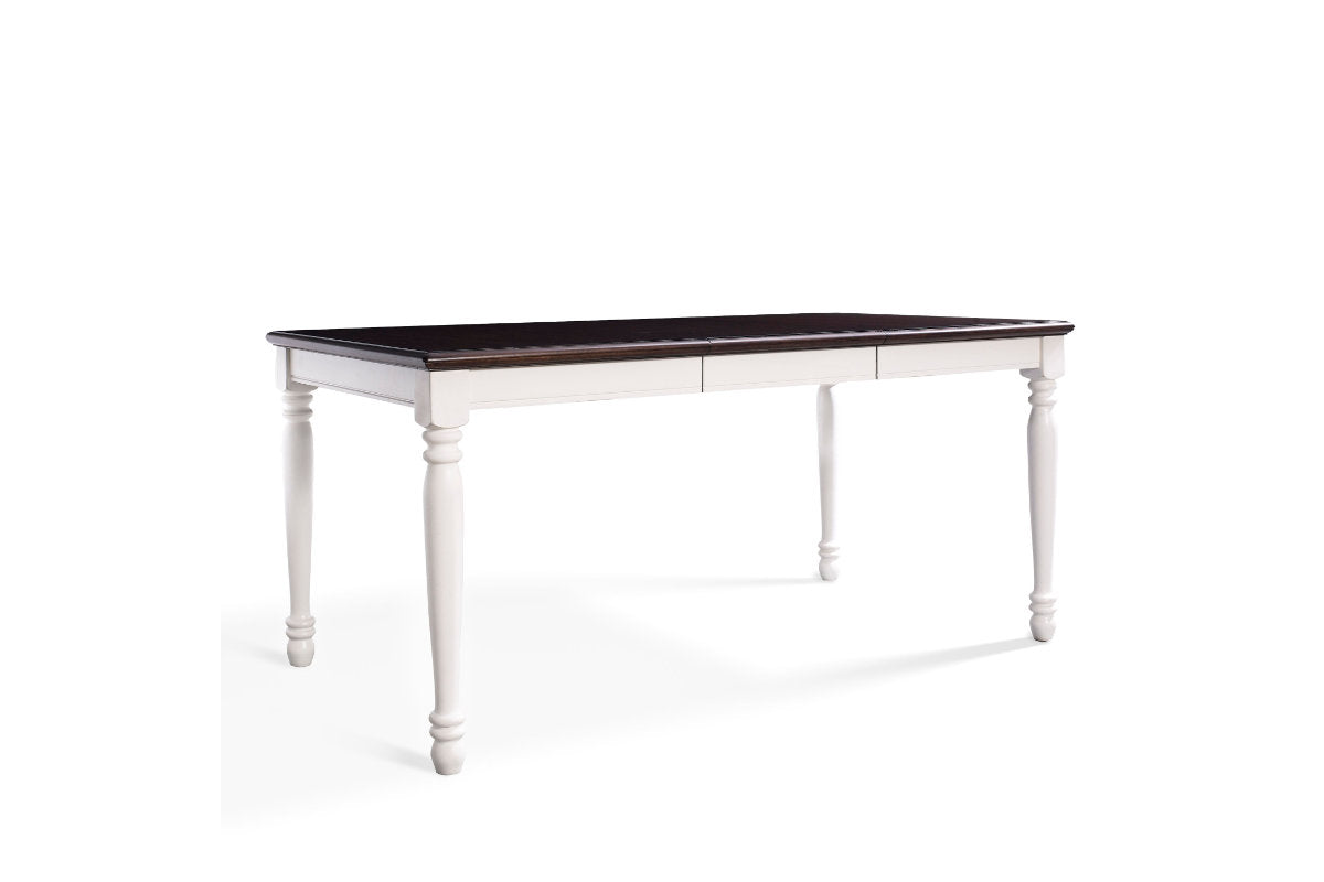 Shelby Dining Table - Distressed White