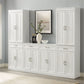 Stanton 3Pc Sideboard And Pantry Set - White