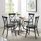 Madeleine 32" 5Pc Dining Set W/Camille Chairs - White Marble