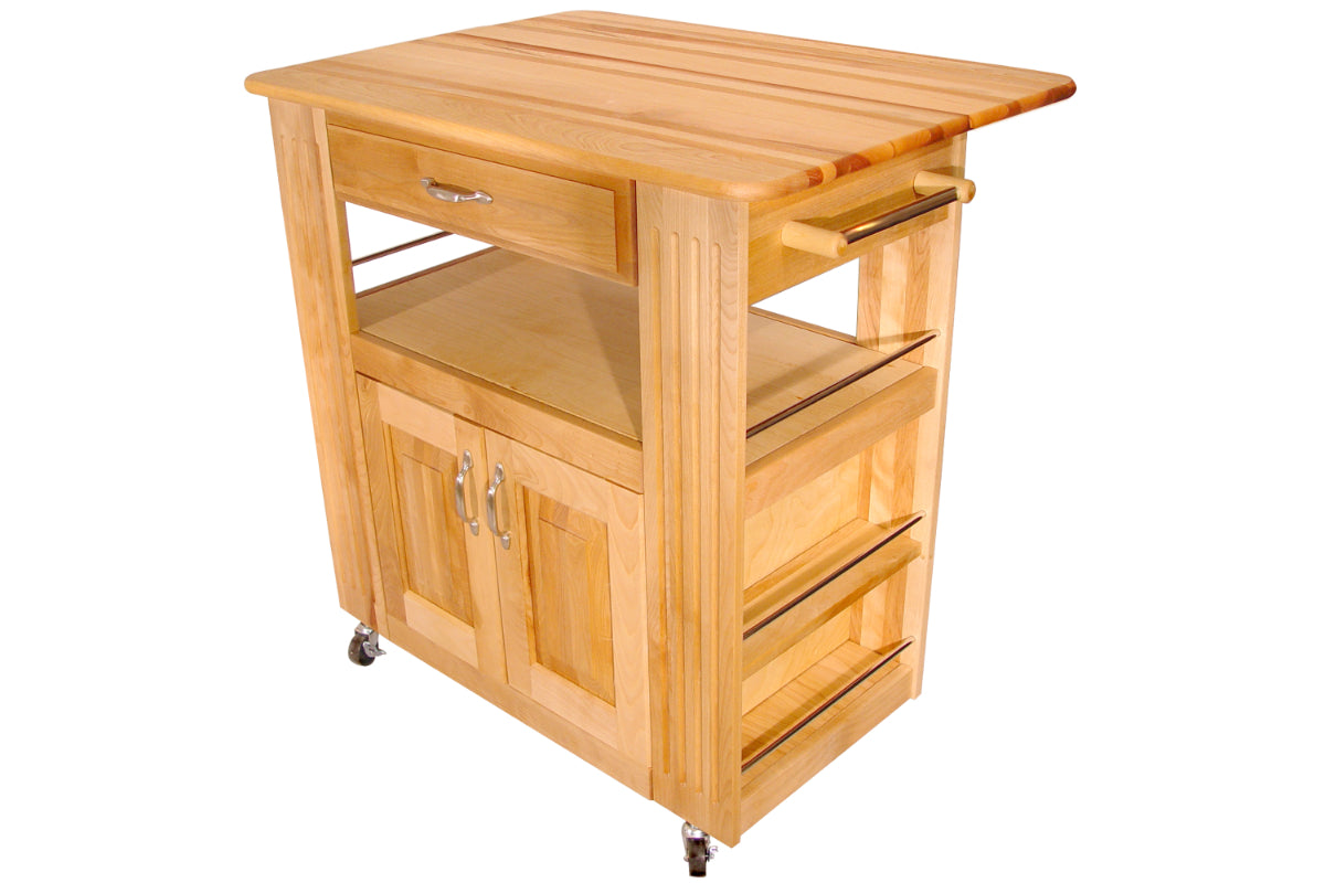 Heart-of-the-Kitchen Island with Drop Leaf