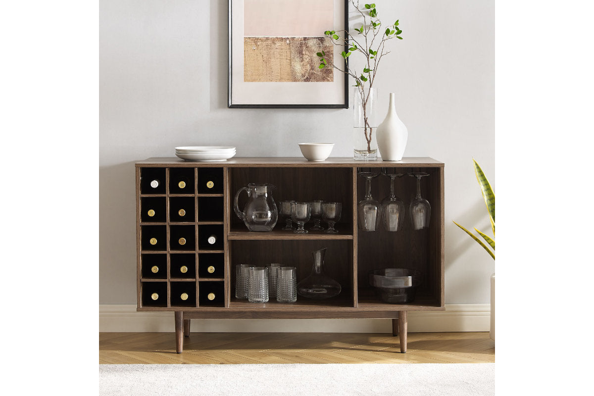 Liam Wine Storage Sideboard - Walnut