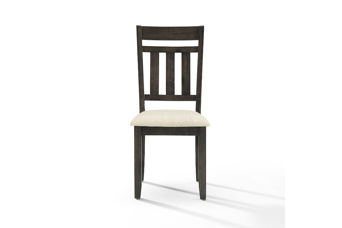 Hayden 2Pc Slat Back Dining Chair Set - Slate