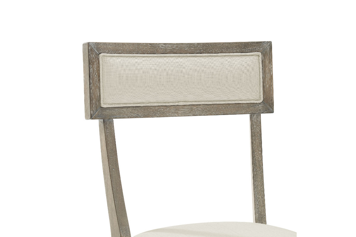 Alessia 2Pc Dining Chair Set - Rustic Gray Wash