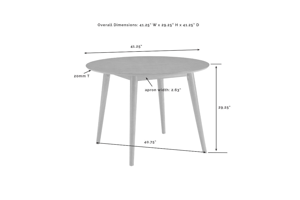 Landon Round Dining Table - Acorn