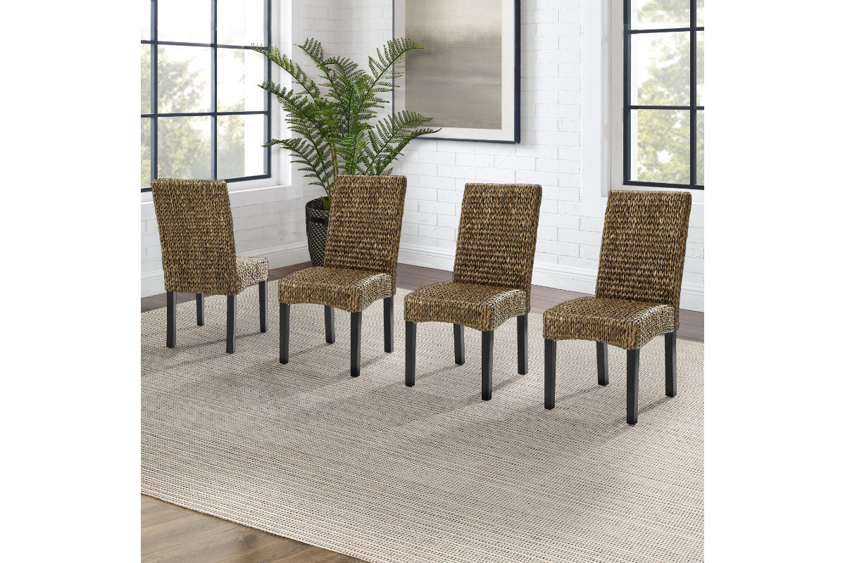 Edgewater 4Pc Dining Chair Set - Seagrass