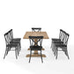 Joanna 9Pc Dining Set W/Camille Chairs - Matte Black