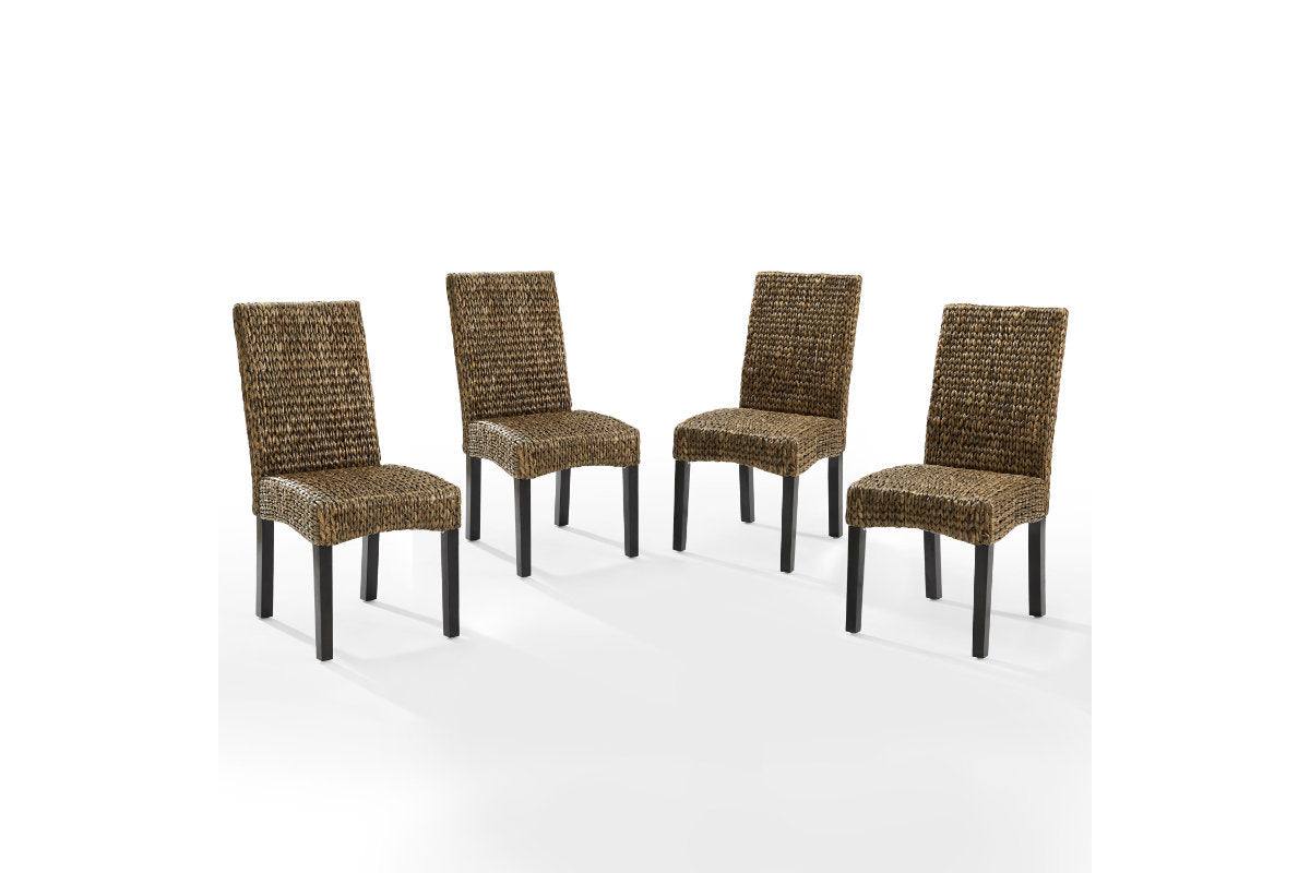 Edgewater 4Pc Dining Chair Set - Seagrass