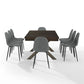 Hayden 9Pc Dining Set W/Weston Chairs - Distressed Gray