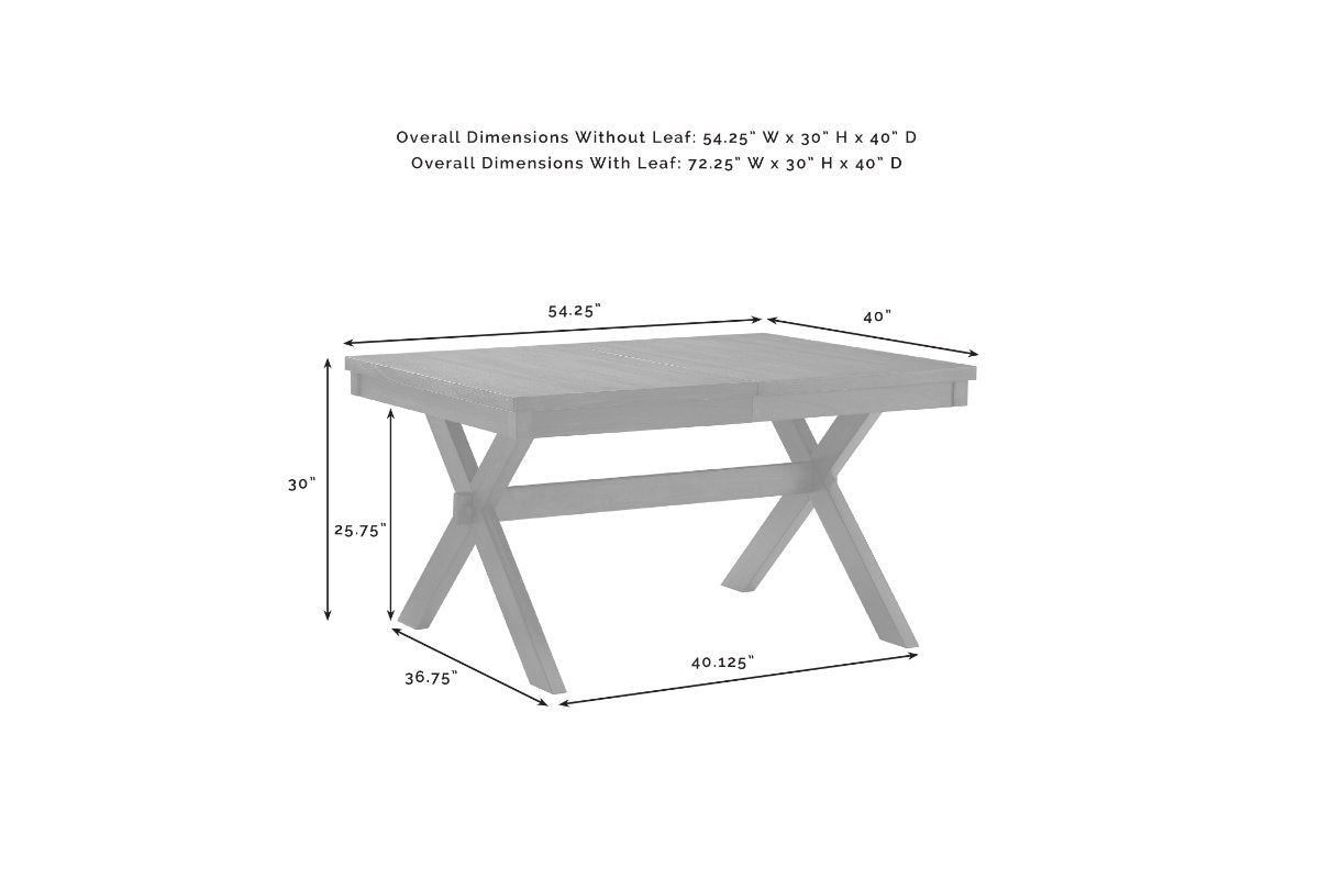 Hayden 3Pc Dining Set W/Benches- Slate