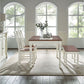 Shelby 4 Piece Dining Set - Distressed White