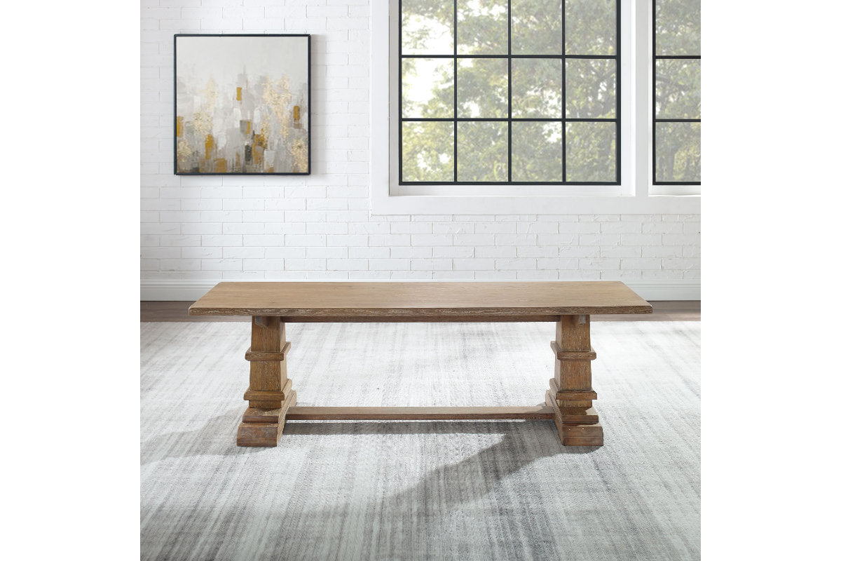 Joanna Dining Bench - Rustic Brown