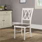 Shelby 2Pc Dining Chair Set - Distressed White